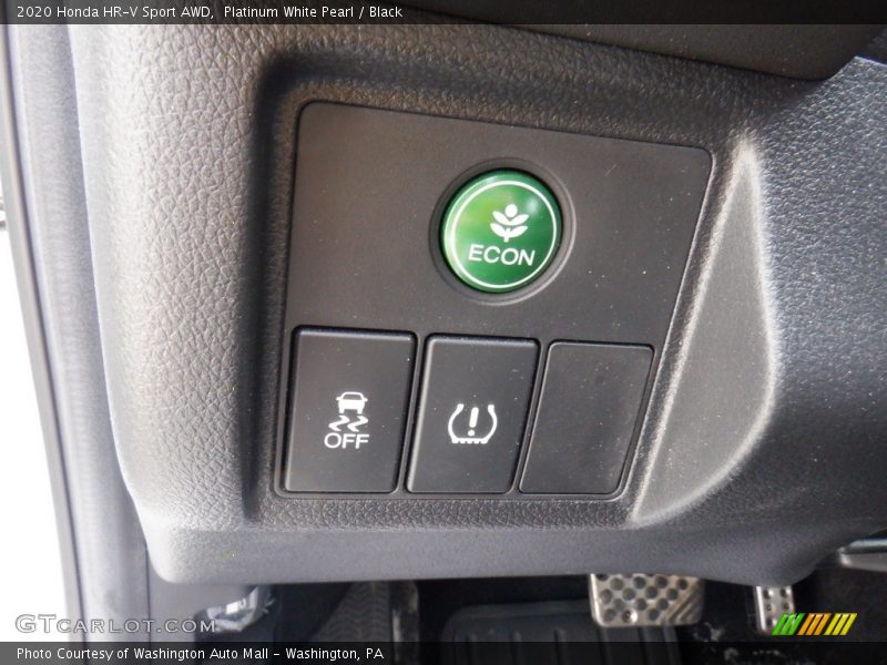 Platinum White Pearl / Black 2020 Honda HR-V Sport AWD