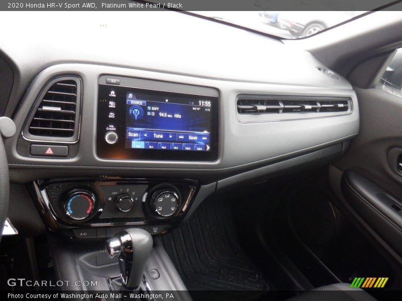 Platinum White Pearl / Black 2020 Honda HR-V Sport AWD