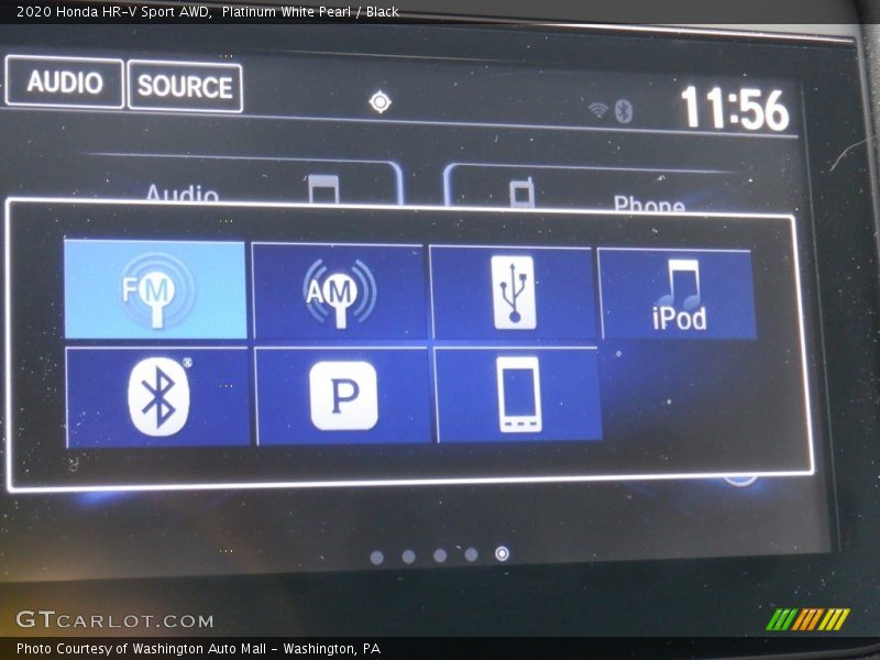 Platinum White Pearl / Black 2020 Honda HR-V Sport AWD