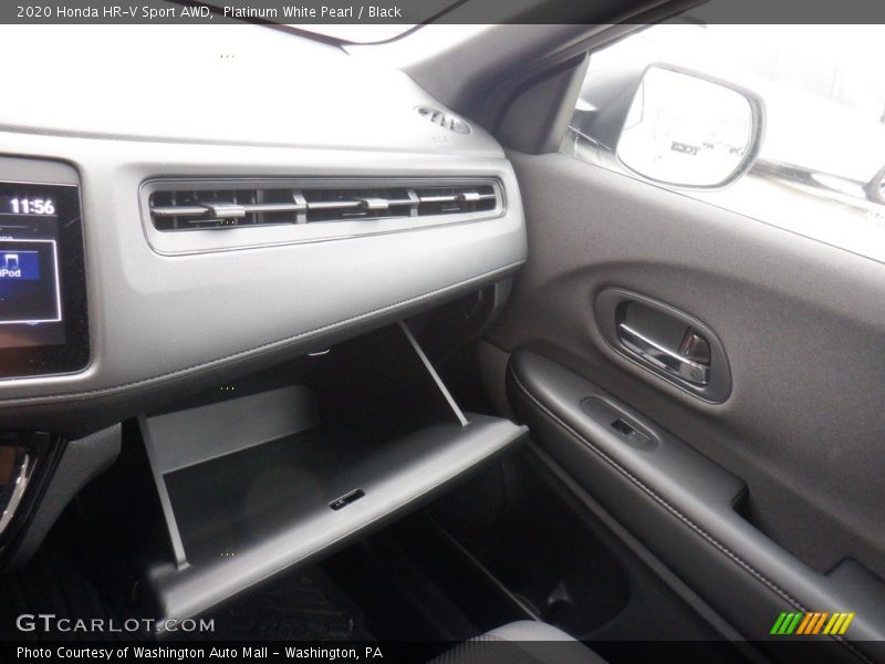 Platinum White Pearl / Black 2020 Honda HR-V Sport AWD