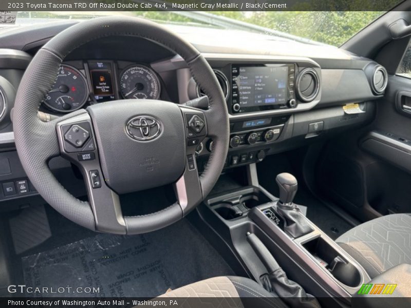  2023 Tacoma TRD Off Road Double Cab 4x4 Black/Cement Interior