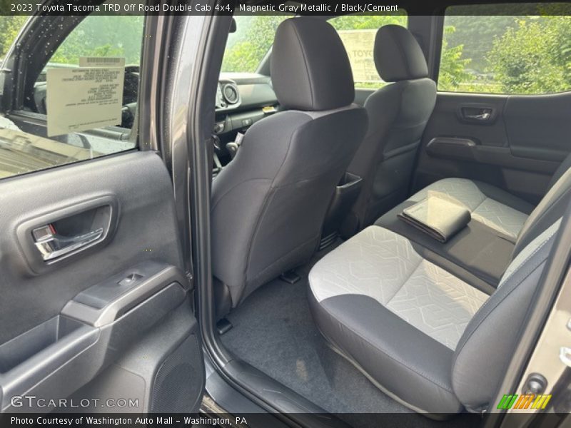 Rear Seat of 2023 Tacoma TRD Off Road Double Cab 4x4