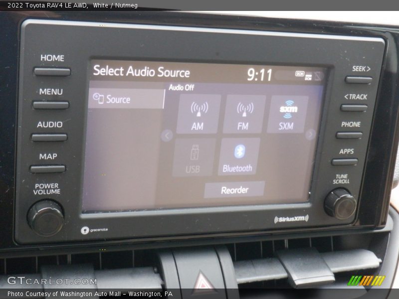 White / Nutmeg 2022 Toyota RAV4 LE AWD