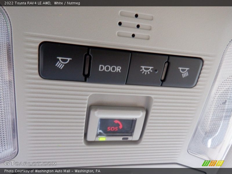 White / Nutmeg 2022 Toyota RAV4 LE AWD