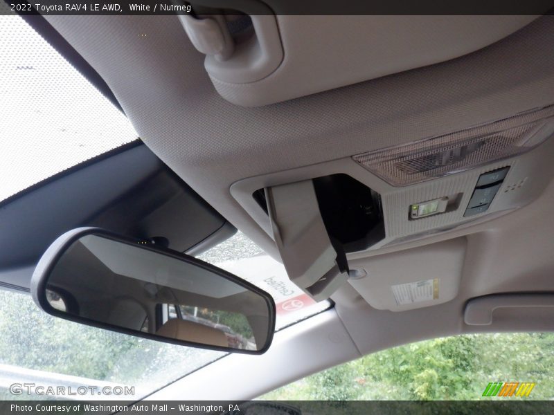 White / Nutmeg 2022 Toyota RAV4 LE AWD