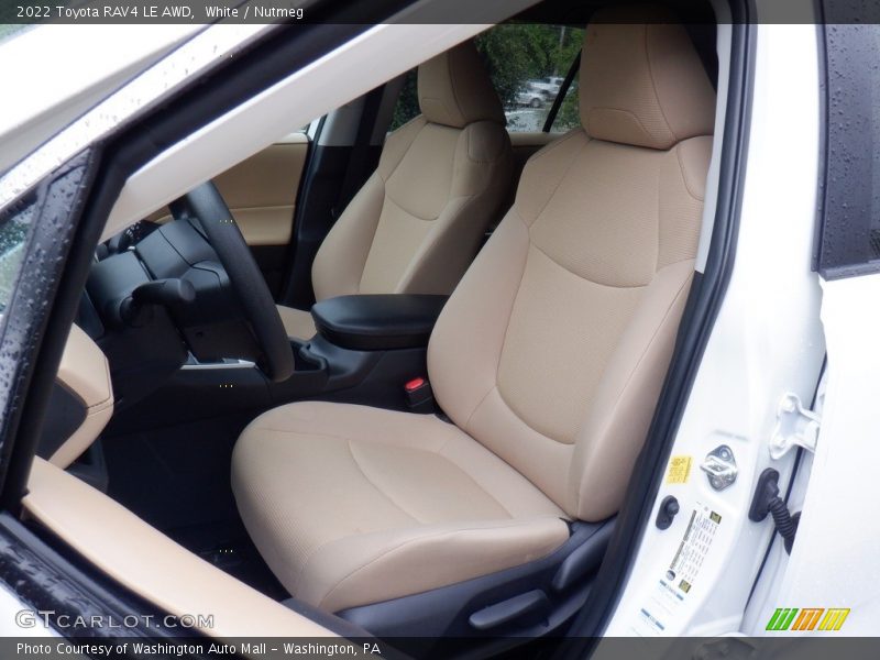 White / Nutmeg 2022 Toyota RAV4 LE AWD