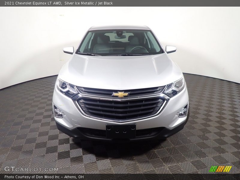Silver Ice Metallic / Jet Black 2021 Chevrolet Equinox LT AWD