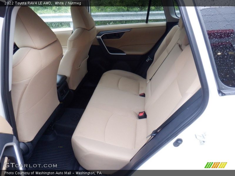White / Nutmeg 2022 Toyota RAV4 LE AWD