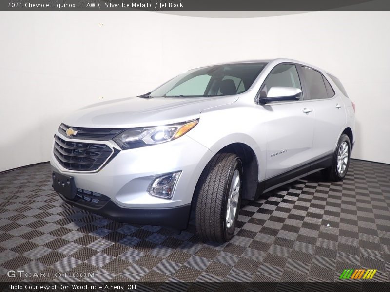 Silver Ice Metallic / Jet Black 2021 Chevrolet Equinox LT AWD