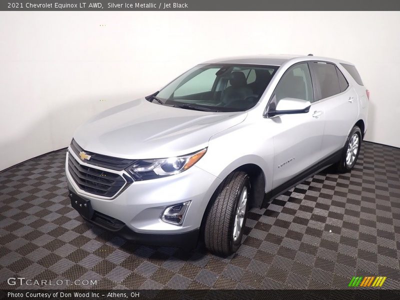 Silver Ice Metallic / Jet Black 2021 Chevrolet Equinox LT AWD