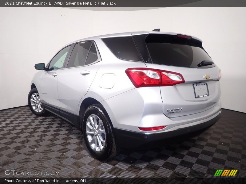 Silver Ice Metallic / Jet Black 2021 Chevrolet Equinox LT AWD