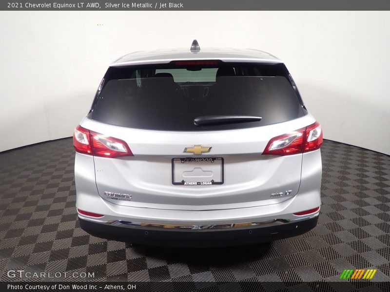 Silver Ice Metallic / Jet Black 2021 Chevrolet Equinox LT AWD
