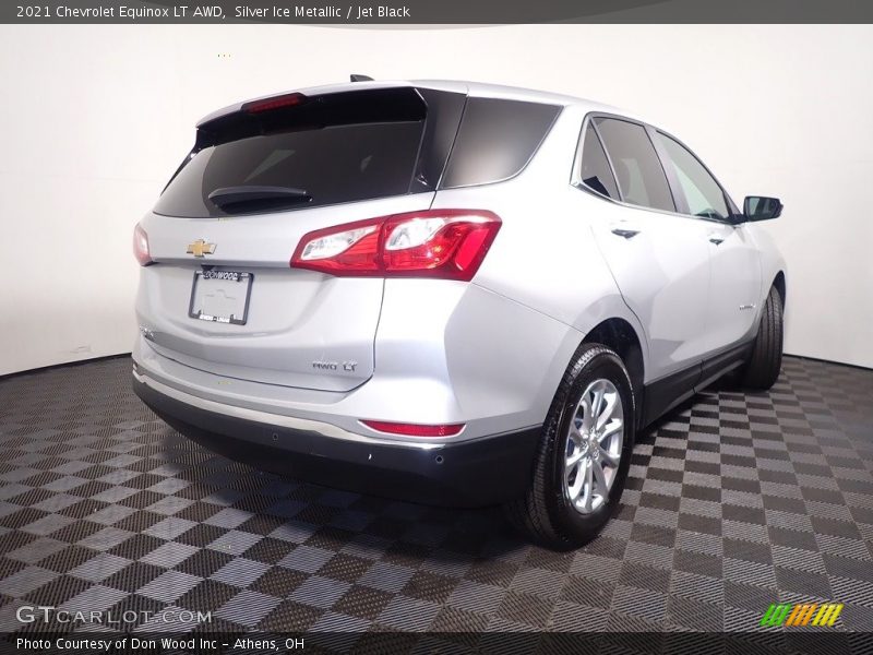 Silver Ice Metallic / Jet Black 2021 Chevrolet Equinox LT AWD