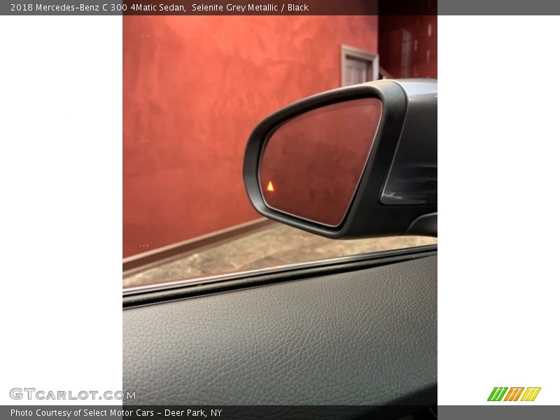 Selenite Grey Metallic / Black 2018 Mercedes-Benz C 300 4Matic Sedan