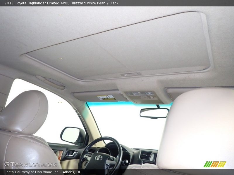 Blizzard White Pearl / Black 2013 Toyota Highlander Limited 4WD