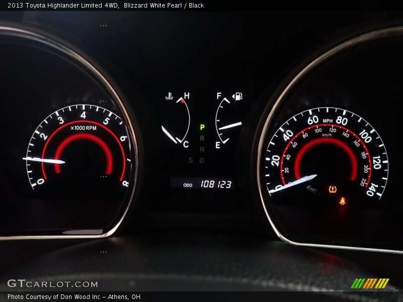Blizzard White Pearl / Black 2013 Toyota Highlander Limited 4WD