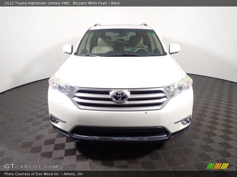 Blizzard White Pearl / Black 2013 Toyota Highlander Limited 4WD