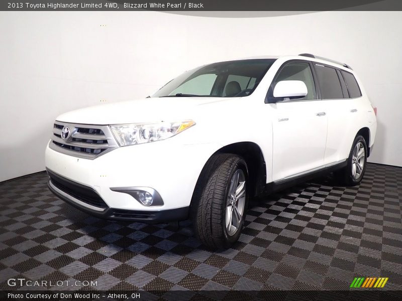 Blizzard White Pearl / Black 2013 Toyota Highlander Limited 4WD