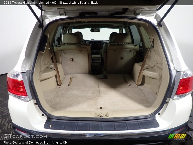 Blizzard White Pearl / Black 2013 Toyota Highlander Limited 4WD