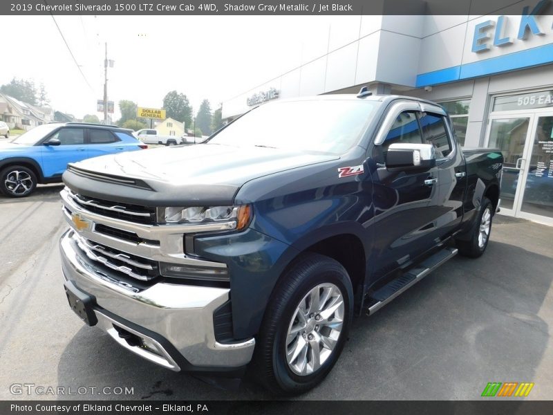 Shadow Gray Metallic / Jet Black 2019 Chevrolet Silverado 1500 LTZ Crew Cab 4WD