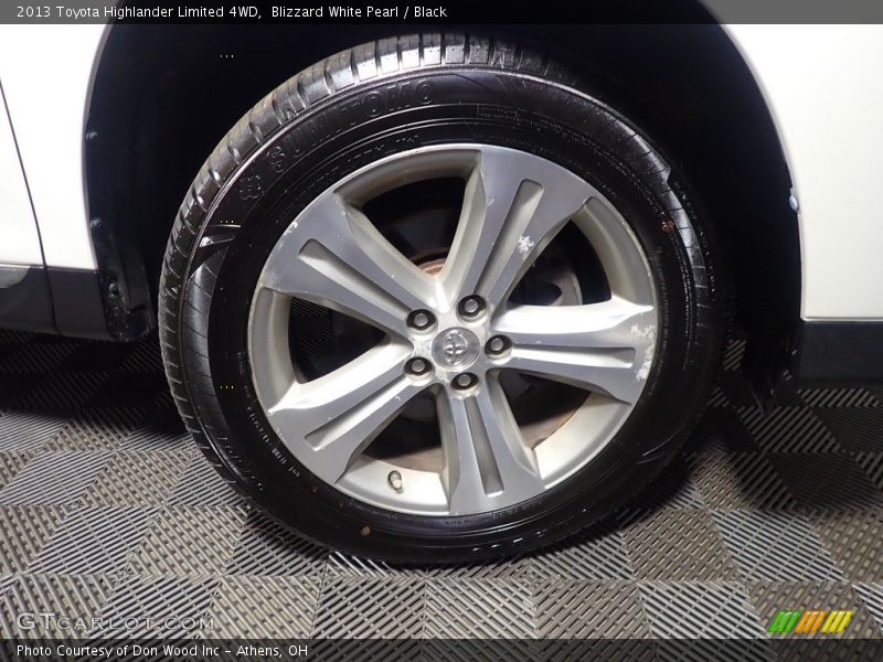 Blizzard White Pearl / Black 2013 Toyota Highlander Limited 4WD