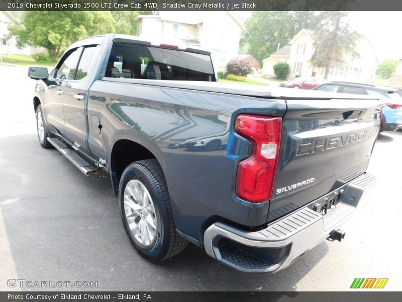 Shadow Gray Metallic / Jet Black 2019 Chevrolet Silverado 1500 LTZ Crew Cab 4WD