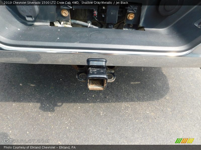 Shadow Gray Metallic / Jet Black 2019 Chevrolet Silverado 1500 LTZ Crew Cab 4WD
