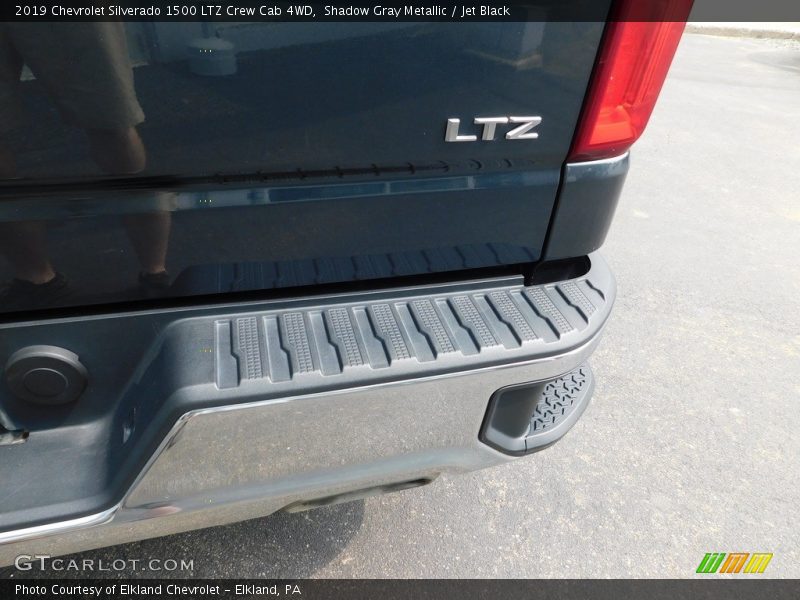 Shadow Gray Metallic / Jet Black 2019 Chevrolet Silverado 1500 LTZ Crew Cab 4WD