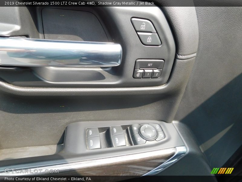 Shadow Gray Metallic / Jet Black 2019 Chevrolet Silverado 1500 LTZ Crew Cab 4WD