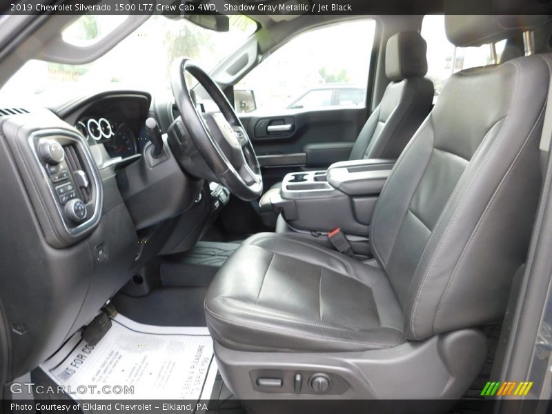 Shadow Gray Metallic / Jet Black 2019 Chevrolet Silverado 1500 LTZ Crew Cab 4WD