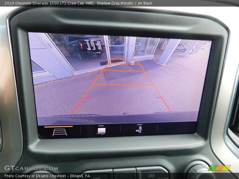 Shadow Gray Metallic / Jet Black 2019 Chevrolet Silverado 1500 LTZ Crew Cab 4WD