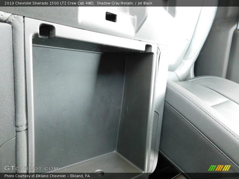 Shadow Gray Metallic / Jet Black 2019 Chevrolet Silverado 1500 LTZ Crew Cab 4WD