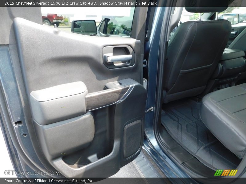 Shadow Gray Metallic / Jet Black 2019 Chevrolet Silverado 1500 LTZ Crew Cab 4WD