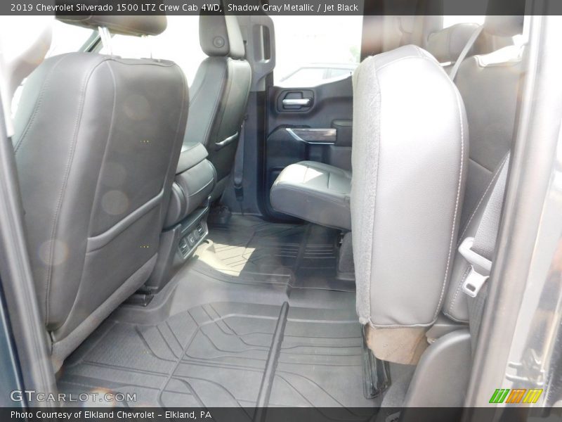 Shadow Gray Metallic / Jet Black 2019 Chevrolet Silverado 1500 LTZ Crew Cab 4WD