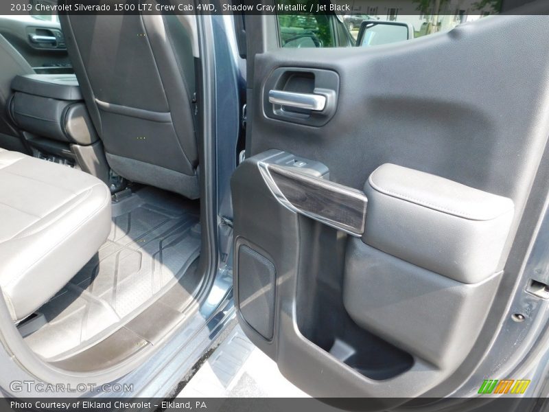 Shadow Gray Metallic / Jet Black 2019 Chevrolet Silverado 1500 LTZ Crew Cab 4WD