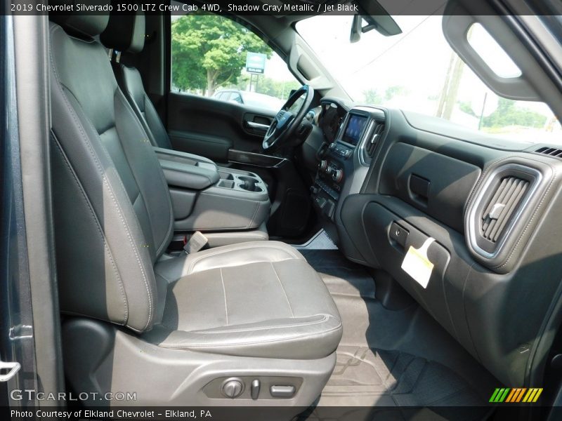 Shadow Gray Metallic / Jet Black 2019 Chevrolet Silverado 1500 LTZ Crew Cab 4WD