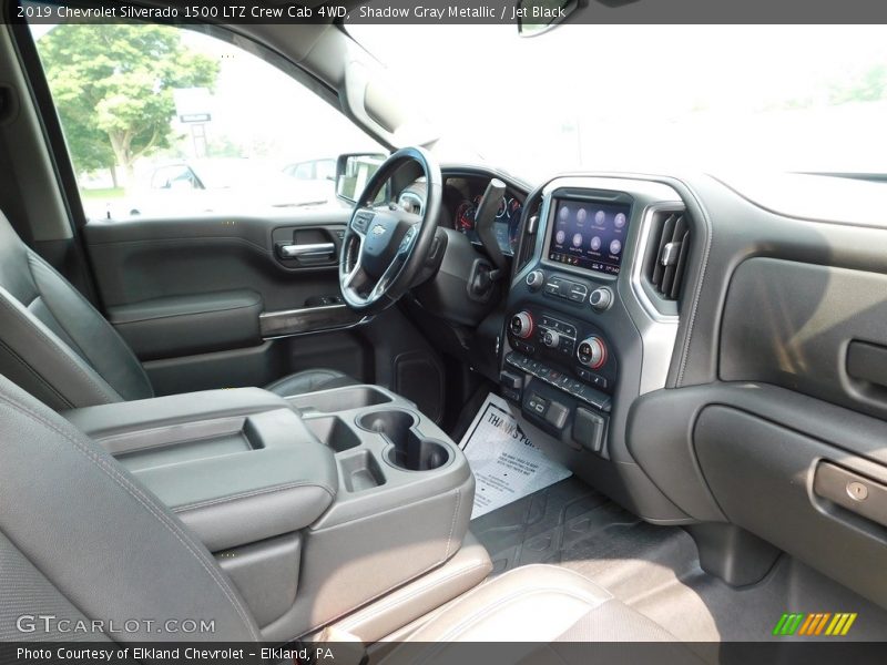 Shadow Gray Metallic / Jet Black 2019 Chevrolet Silverado 1500 LTZ Crew Cab 4WD