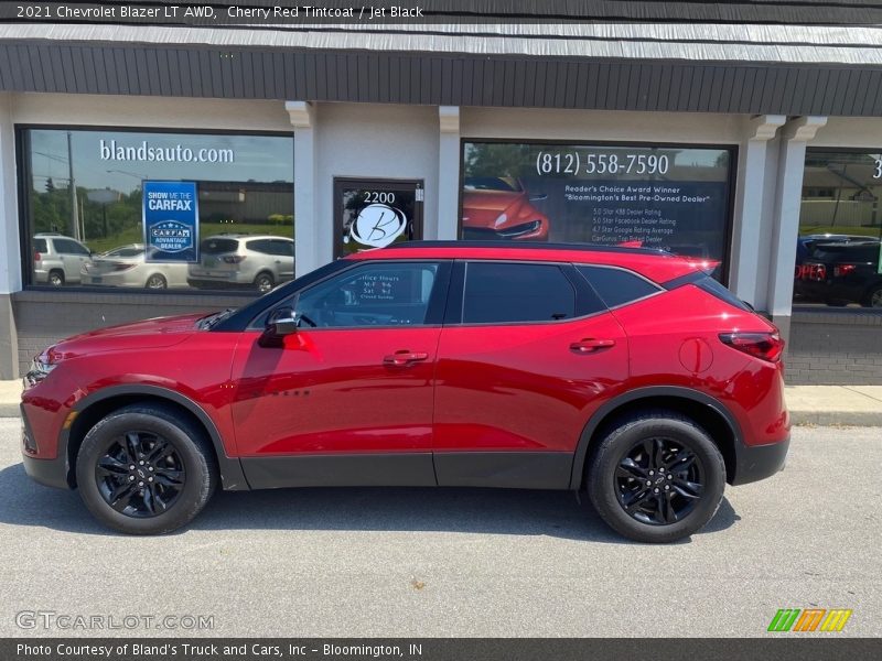 Cherry Red Tintcoat / Jet Black 2021 Chevrolet Blazer LT AWD