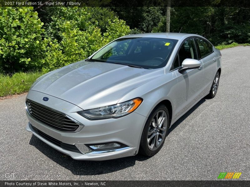 Ingot Silver / Ebony 2017 Ford Fusion SE