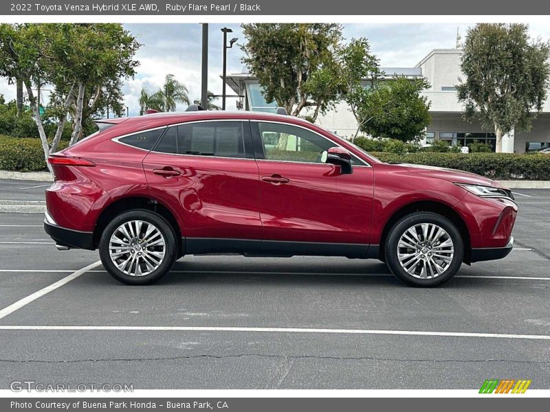  2022 Venza Hybrid XLE AWD Ruby Flare Pearl