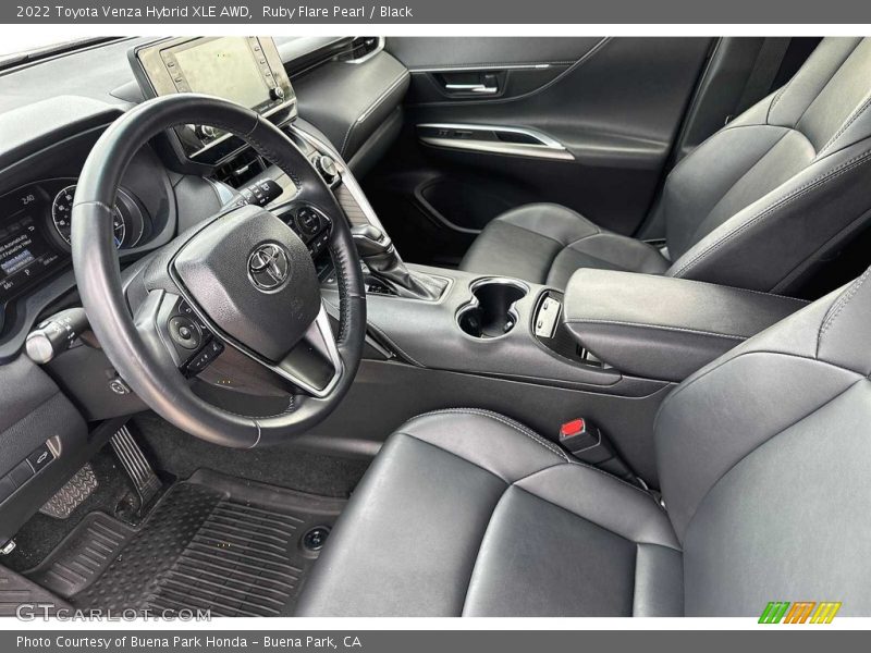 Front Seat of 2022 Venza Hybrid XLE AWD