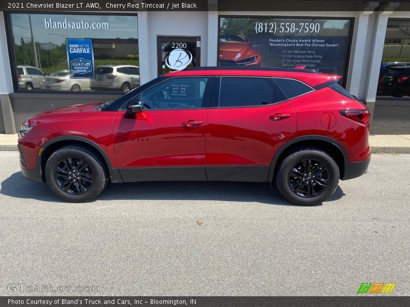 Cherry Red Tintcoat / Jet Black 2021 Chevrolet Blazer LT AWD
