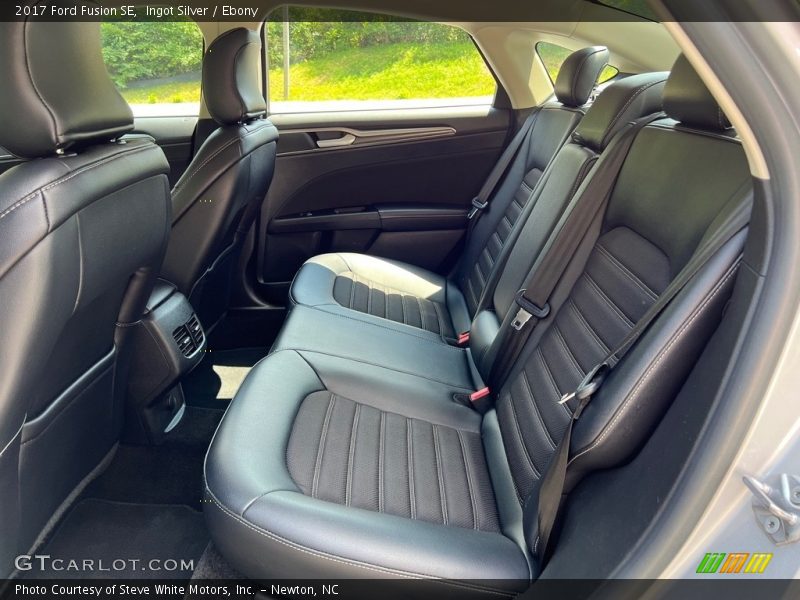 Rear Seat of 2017 Fusion SE