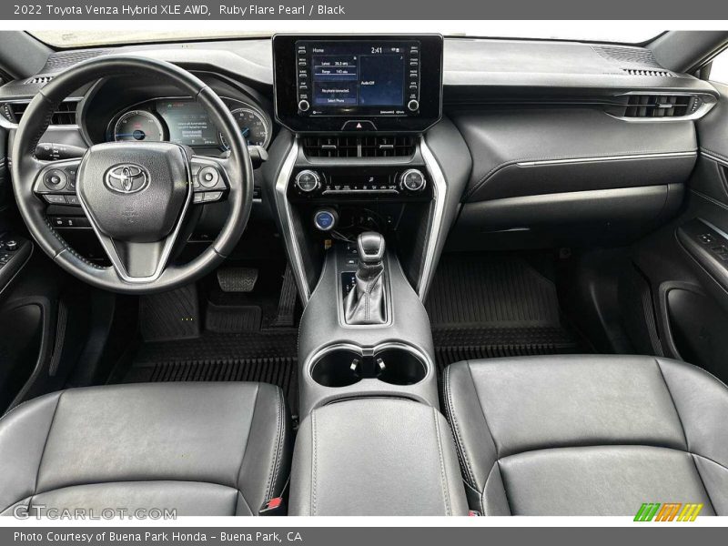 Dashboard of 2022 Venza Hybrid XLE AWD