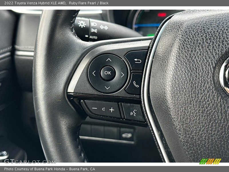  2022 Venza Hybrid XLE AWD Steering Wheel