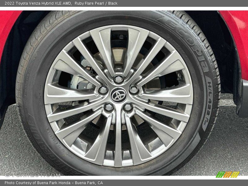  2022 Venza Hybrid XLE AWD Wheel