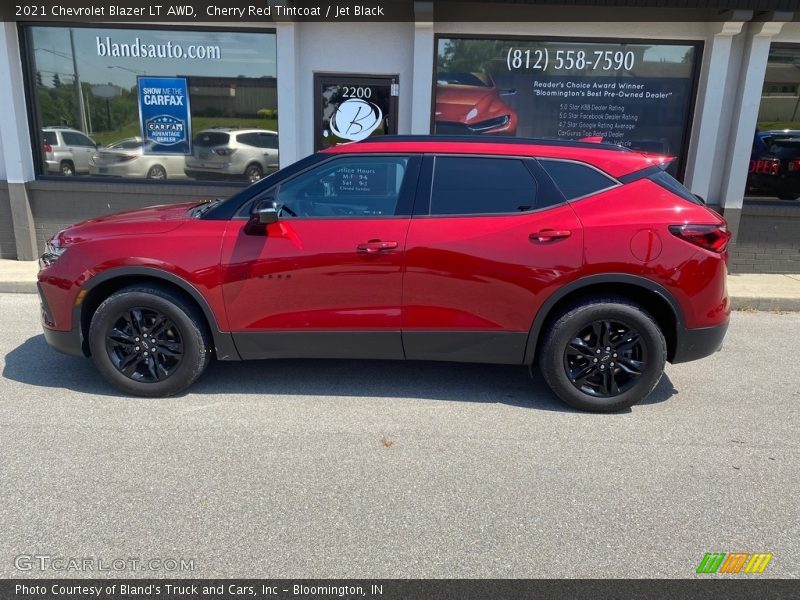 Cherry Red Tintcoat / Jet Black 2021 Chevrolet Blazer LT AWD