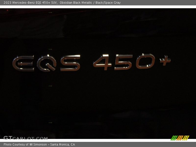 Obsidian Black Metallic / Black/Space Gray 2023 Mercedes-Benz EQS 450+ SUV