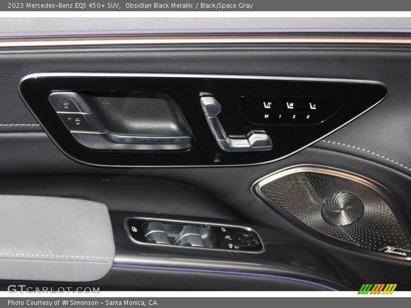 Obsidian Black Metallic / Black/Space Gray 2023 Mercedes-Benz EQS 450+ SUV