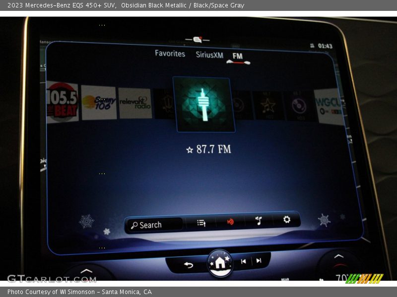 Obsidian Black Metallic / Black/Space Gray 2023 Mercedes-Benz EQS 450+ SUV